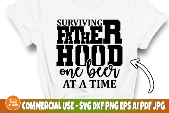 Fatherhood One Beer at a Time SVG Graphics Review
