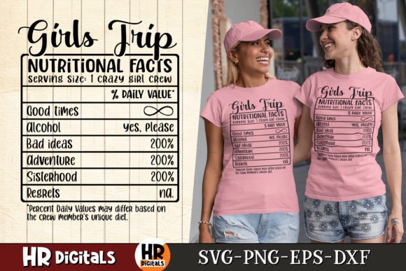 Girls Trip Nutritional Facts Embroidery Review