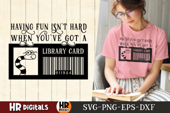 Review: Funny Library Card SVG for Embroidery