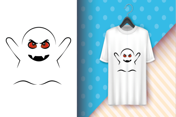 Spooky Ghost Halloween Graphics for Crafts and Sellers