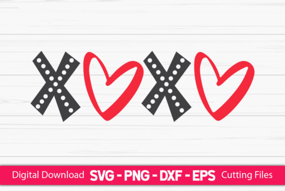 XOXO Funny Valentine Graphics for Crafts and Content